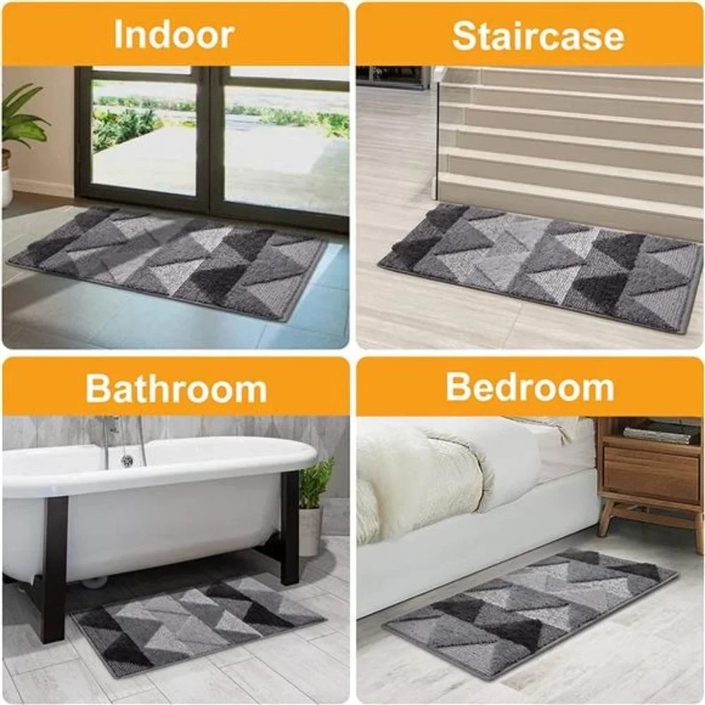 Door Mats Indoor, Non Slip Soft Touch Absorbent Entrance Rug 24
